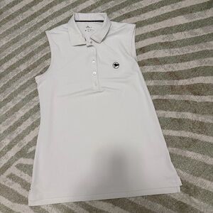 Peter Millar Women's Sleeveless Button Down Shirt - White